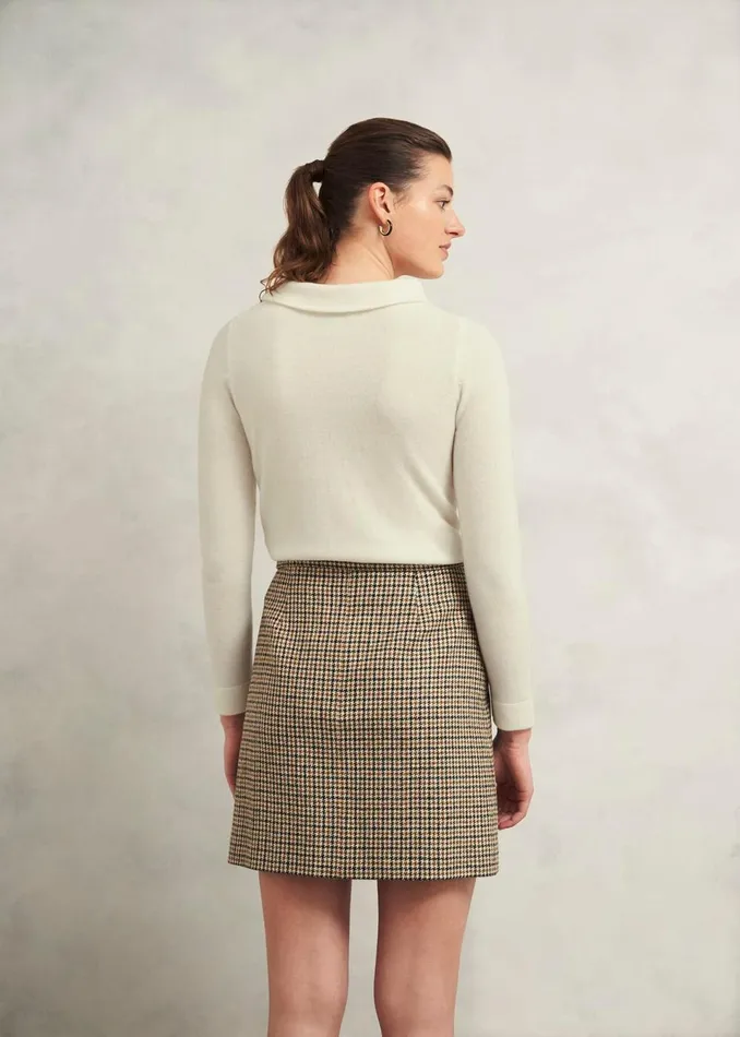 Women Jumpers and Cardigans Hobbs Audrey Wool Cashmere Jumper Warm Ivory
