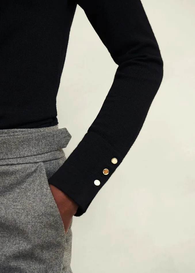 Women Jumpers and Cardigans Hobbs Bella Merino Wool Jumper Black