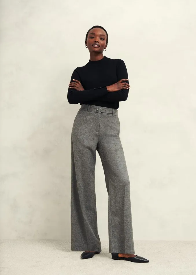 Women Jumpers and Cardigans Hobbs Bella Merino Wool Jumper Black