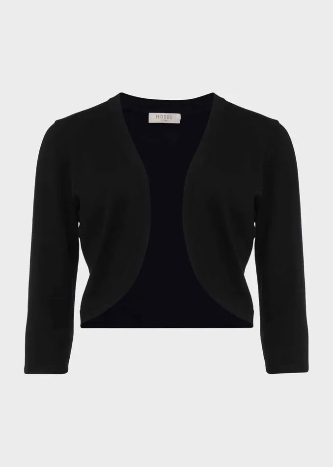 Women Jumpers and Cardigans Hobbs Carrie Bolero Black