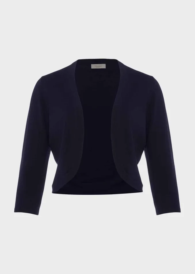 Women Jumpers and Cardigans Hobbs Carrie Bolero Navy