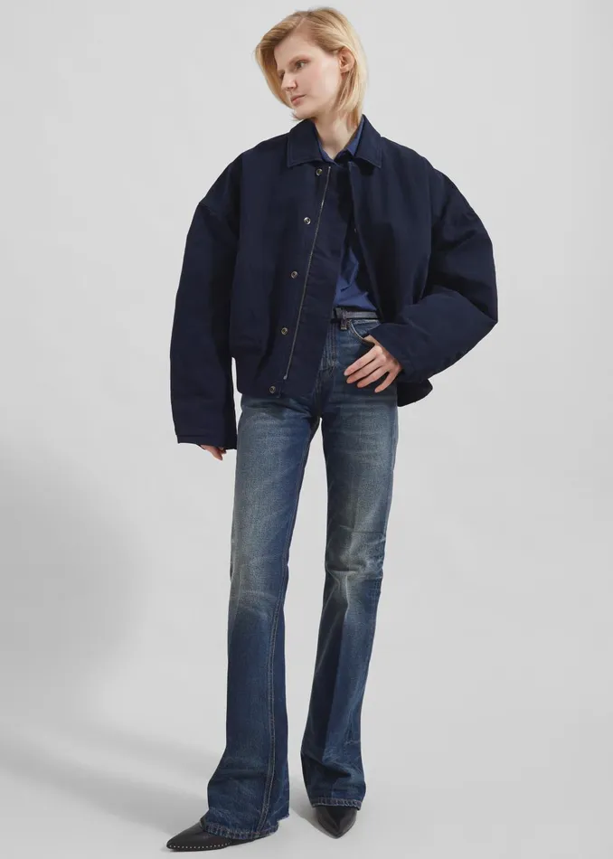 Women Jw Anderson Blouson 8211 Navy The Frankie Shop Outerwear