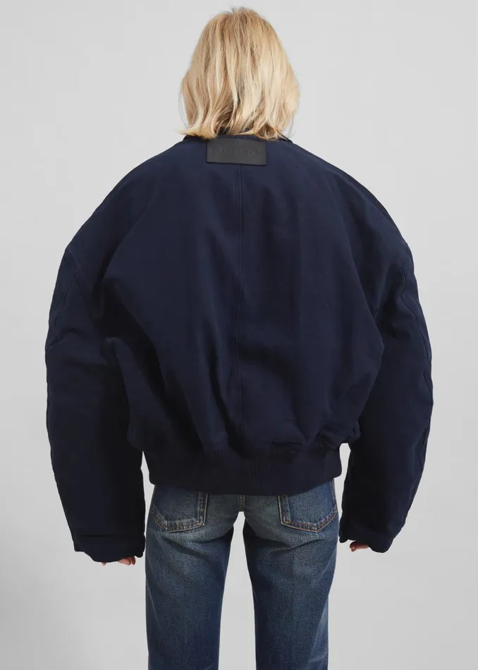 Women Jw Anderson Blouson 8211 Navy The Frankie Shop Outerwear