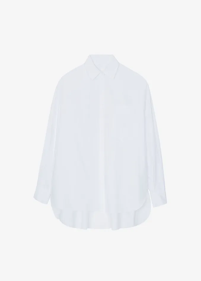 Women Kat Shirt 8211 White The Frankie Shop Tops