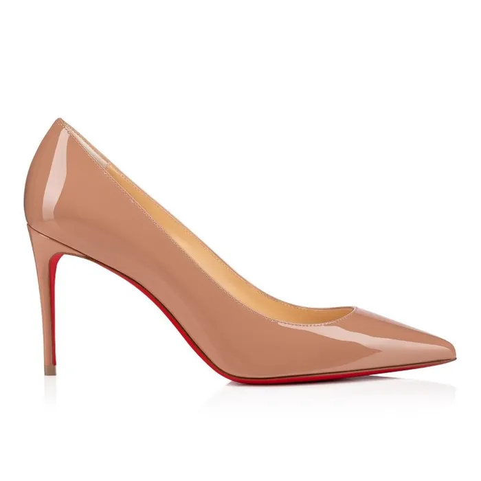 Women Kate 85 Mm Pumps 8211 Patent Calf Leather 8211 Blush Christian Louboutin Pumps