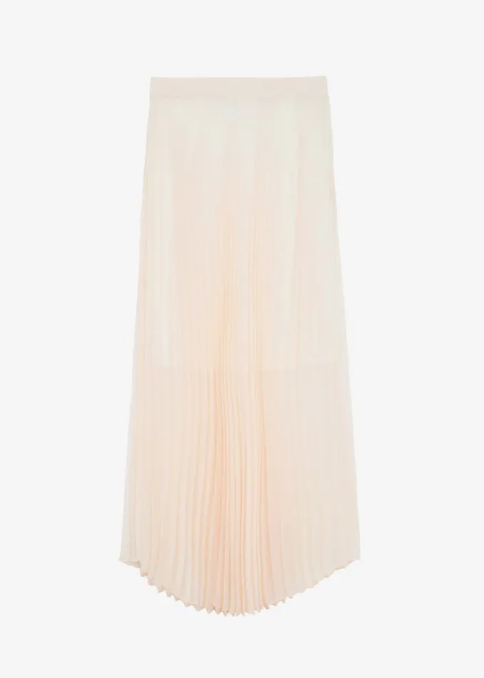 Women Kaya Pleated Maxi Skirt 8211 Beige The Frankie Shop Bottoms