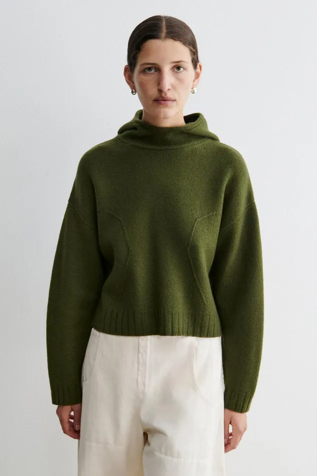 Women Knits Rachel Comey Alps Hoodie Forest Women Knits Rachel Comey Alps Hoodie Forest
