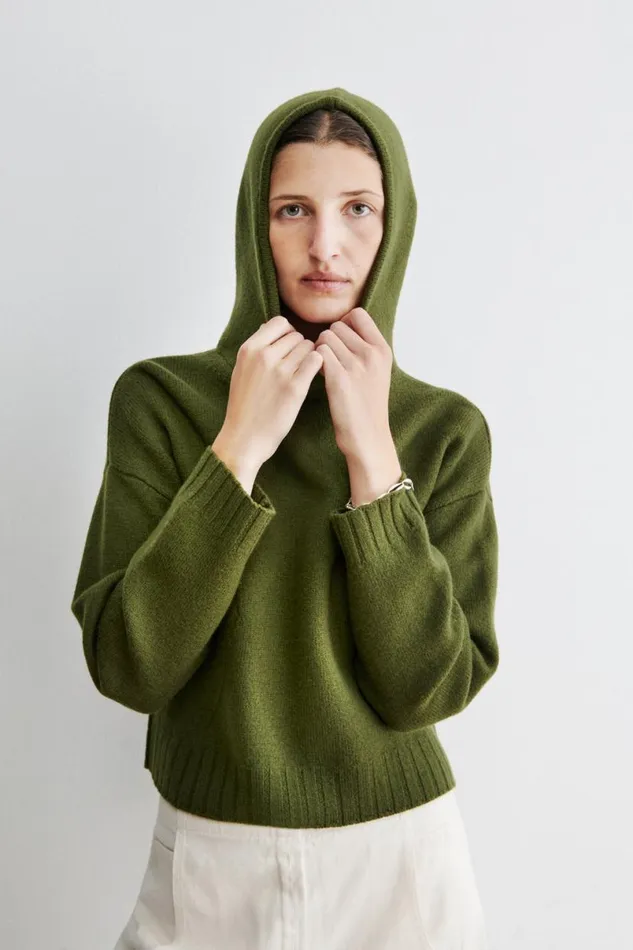 Women Knits Rachel Comey Alps Hoodie Forest Women Knits Rachel Comey Alps Hoodie Forest