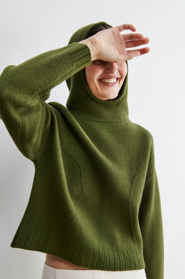 Women Knits Rachel Comey Alps Hoodie Forest Women Knits Rachel Comey Alps Hoodie Forest