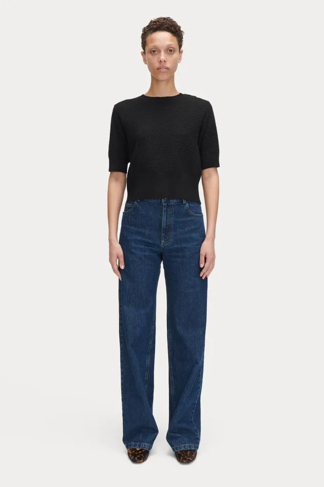 Women Knits Rachel Comey Calibra Top Black