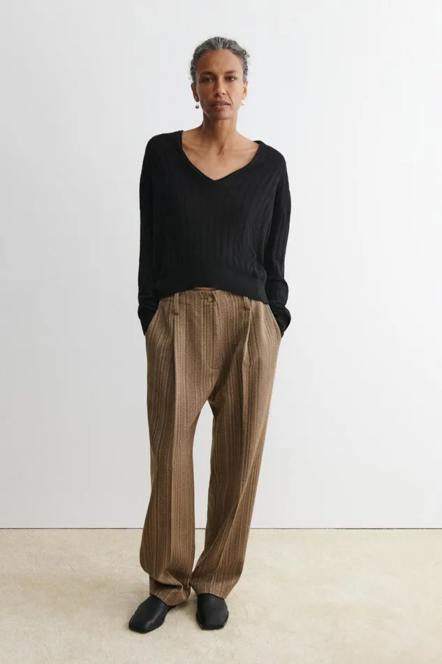 Women Knits Rachel Comey Marion VNeck Black