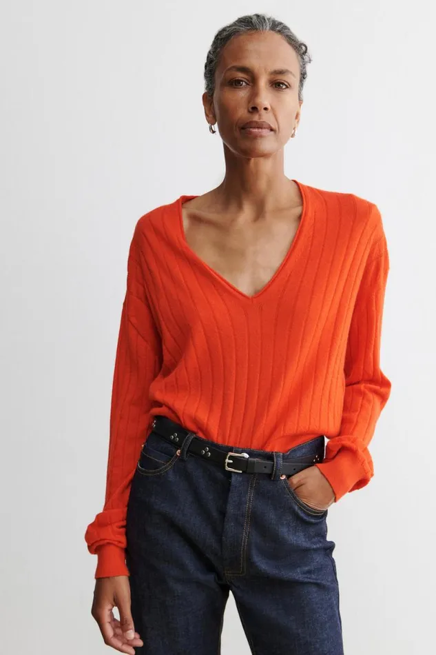 Women Knits Rachel Comey Marion VNeck Black Women Knits Rachel Comey Marion VNeck Black