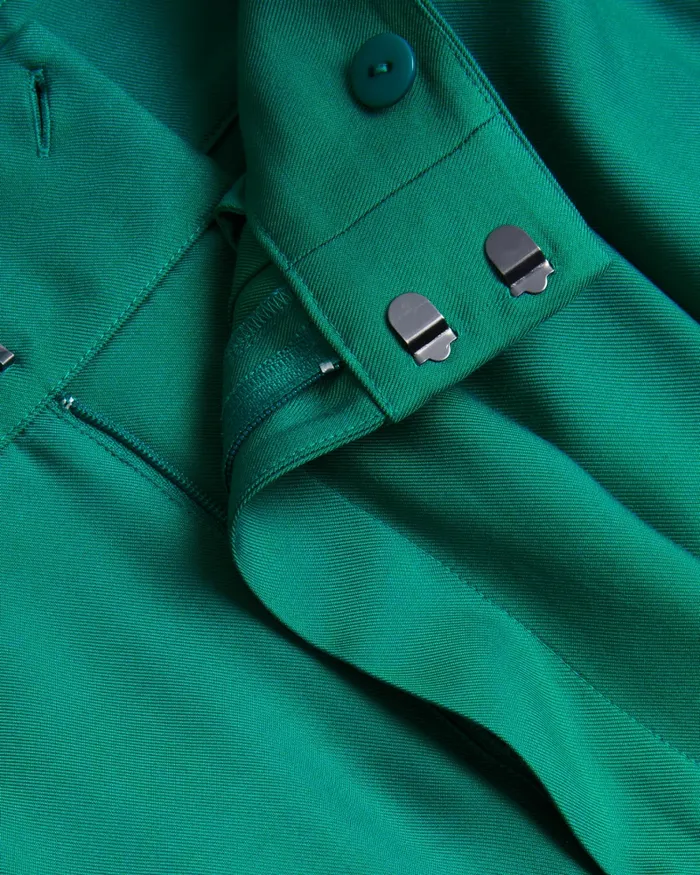 Women KRISSI 8211 Wide Leg Trousers Green Ted Baker Trousers and Shorts