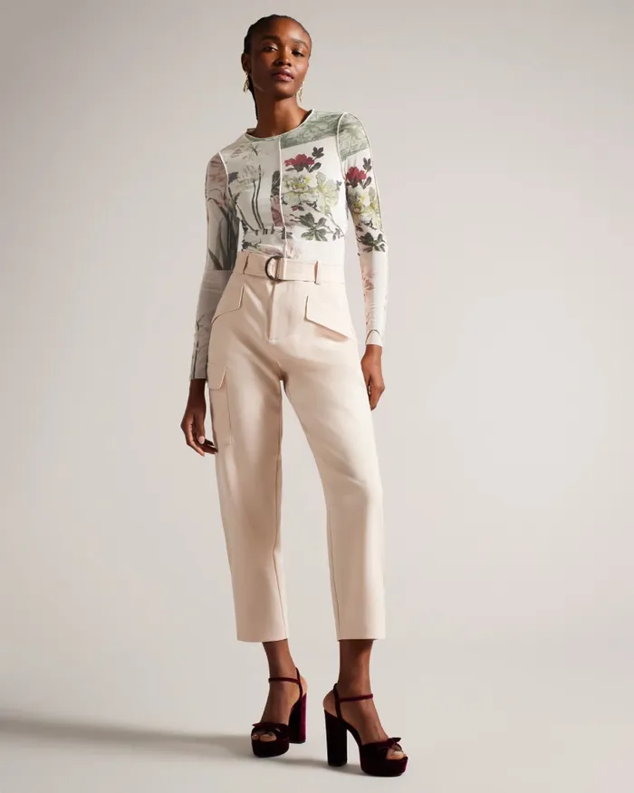 Women LAREANA 8211 Mesh Top With Baby Lock Seams White Ted Baker Tops and Blouses Women LAREANA 8211 Mesh Top With Baby Lock Seams White Ted Baker Tops and Blouses