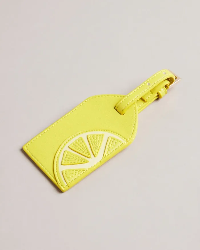 Women LEEMON 8211 Lemon Luggage Tag Light Yellow Ted Baker Suitcases and Travel Bags
