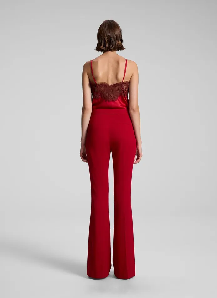Women Lennon Satin And Lace Camisole Top Really Redbosco ALC Tops