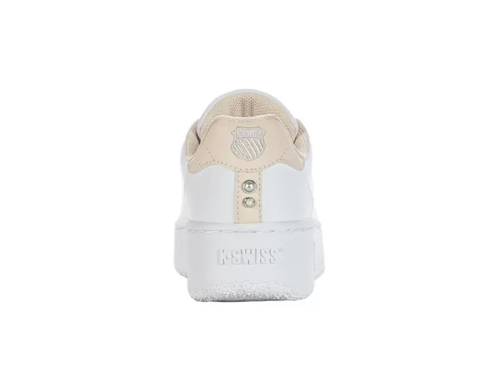 Women Lifestyle KSwiss CLASSIC PF PLATFORM Whitecream Tanpear