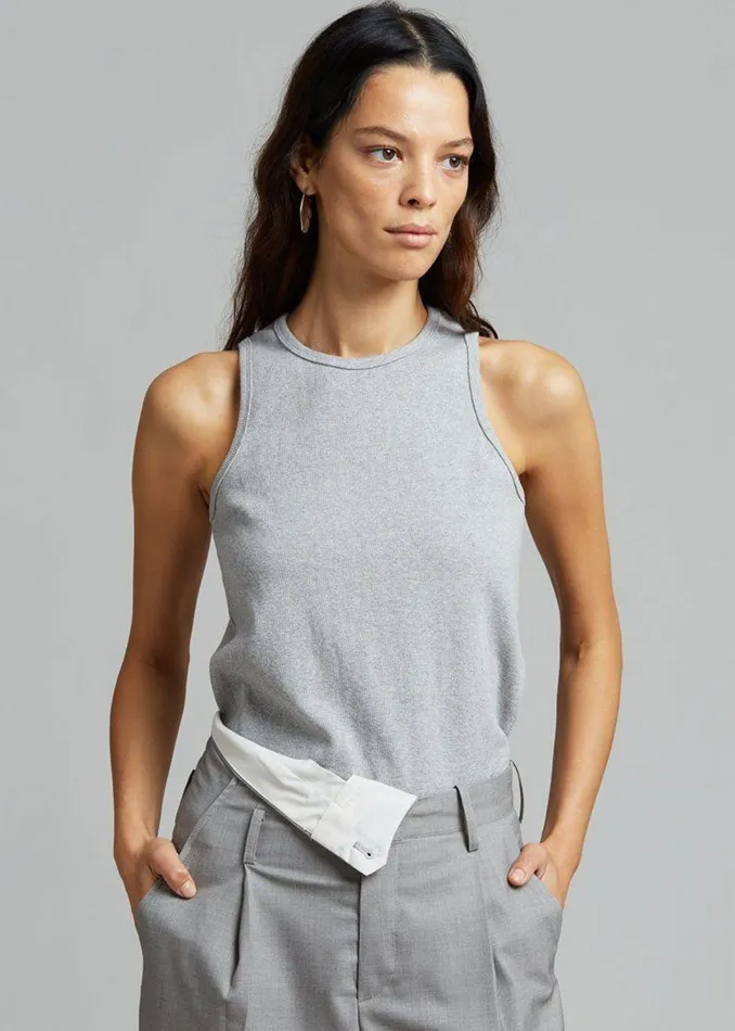 Women Liko Tank 8211 Heather Grey The Frankie Shop Loungewear