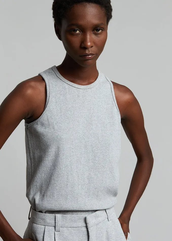 Women Liko Tank 8211 Heather Grey The Frankie Shop Loungewear