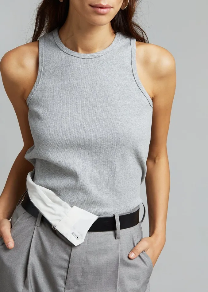 Women Liko Tank 8211 Heather Grey The Frankie Shop Loungewear