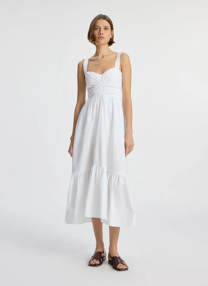 Women Lilah II Cotton Midi Dress White ALC Dresses