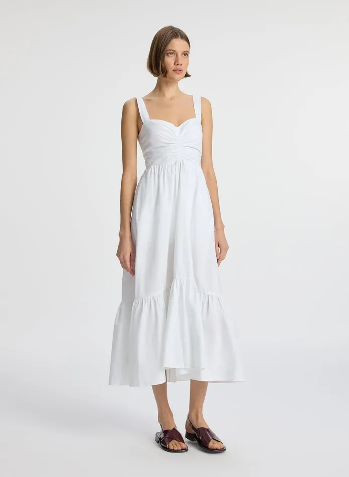 Women Lilah II Cotton Midi Dress White ALC Dresses