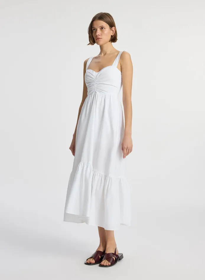 Women Lilah II Cotton Midi Dress White ALC Dresses