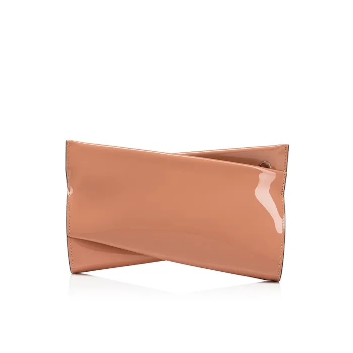Women Loubitwist Small Clutch 8211 Patent Calf 8211 Blush Christian Louboutin Shoulder Bags