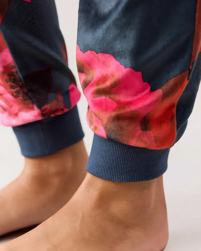 Women MELLEE 8211 Floral Velour Long Pyjama Set Deeppink Ted Baker Lingerie and Pyjamas