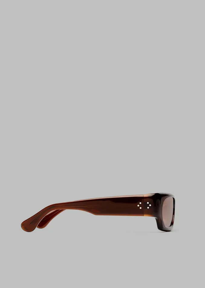 WomenMen Port Tanger Kerewan Sunglasses 8211 Bunaa AcetateTobacco Lens The Frankie Shop