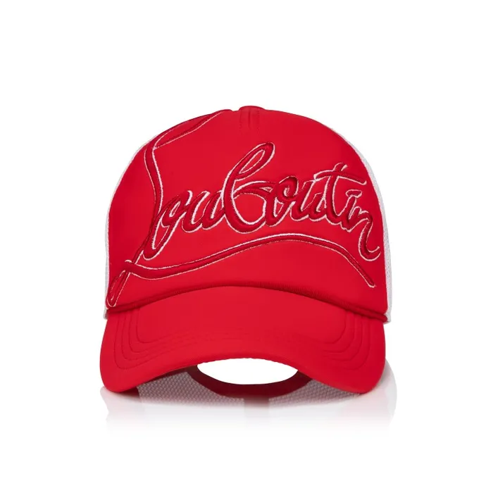 WomenMen Rocknride Cap 8211 Neoprene And Mesh 8211 Loubi Christian Louboutin Hats
