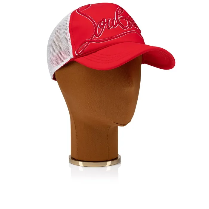 WomenMen Rocknride Cap 8211 Neoprene And Mesh 8211 Loubi Christian Louboutin Hats