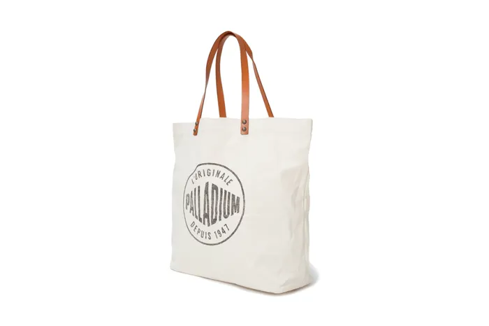 WomenMen ROUND LOGO TOTE BAG Ivory PALLADIUM Bags WomenMen ROUND LOGO TOTE BAG Ivory PALLADIUM Bags