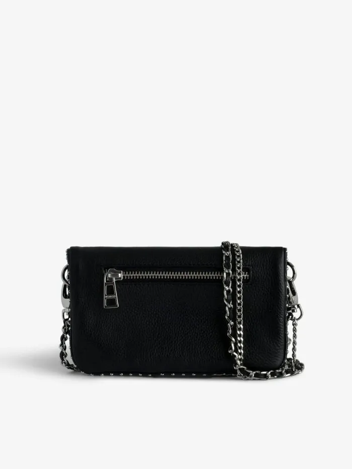 WomenMen Zadig and Voltaire Clutches Rock Nano Studs Clutch Black