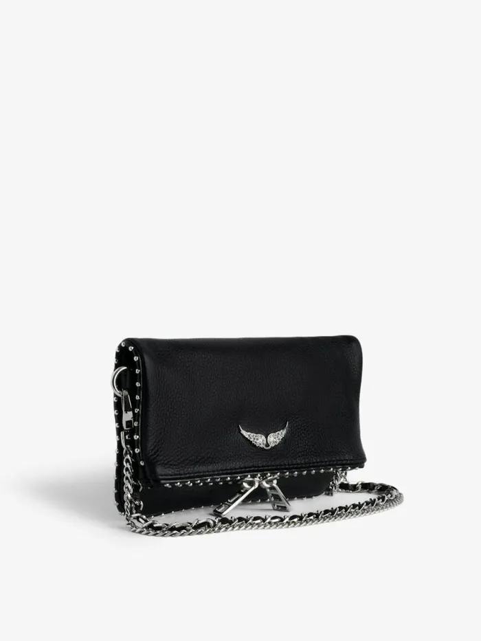 WomenMen Zadig and Voltaire Clutches Rock Nano Studs Clutch Black
