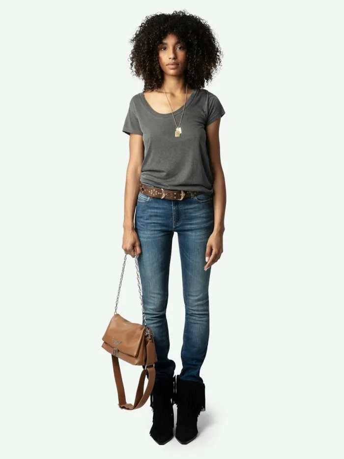 WomenMen Zadig and Voltaire Shoulder Bags Rocky Bag Heritage