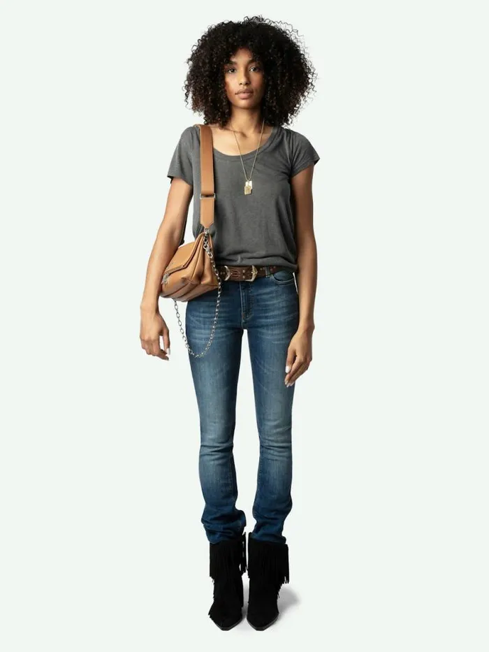 WomenMen Zadig and Voltaire Shoulder Bags Rocky Bag Heritage