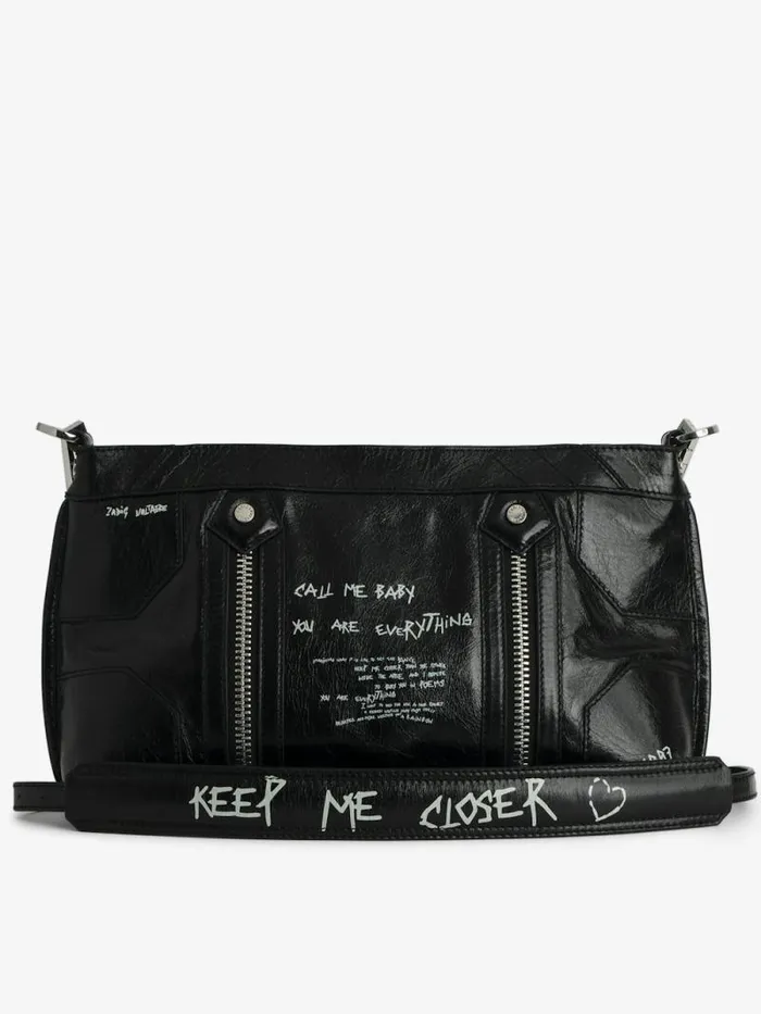 WomenMen Zadig and Voltaire Shoulder Bags Sunny Moody Bag Noir WomenMen Zadig and Voltaire Shoulder Bags Sunny Moody Bag Noir