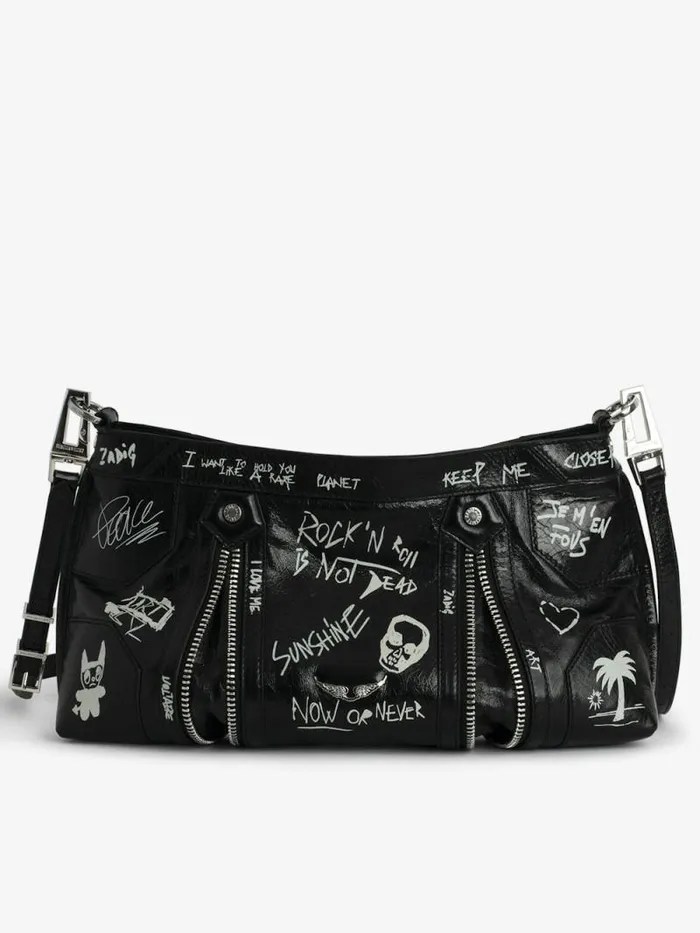 WomenMen Zadig and Voltaire Shoulder Bags Sunny Moody Bag Noir WomenMen Zadig and Voltaire Shoulder Bags Sunny Moody Bag Noir