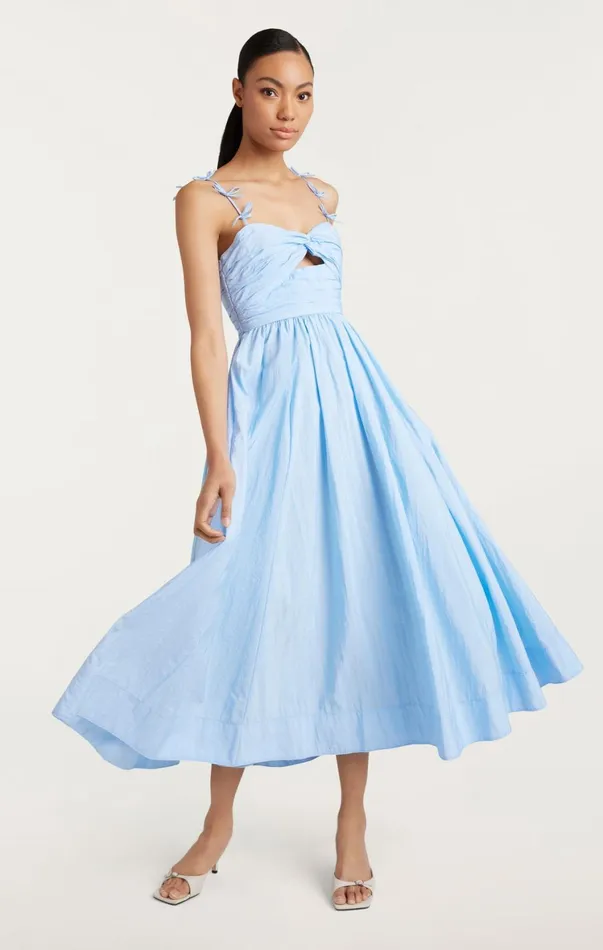 Women Midi Cinq Sept Agnes Dress Skylight
