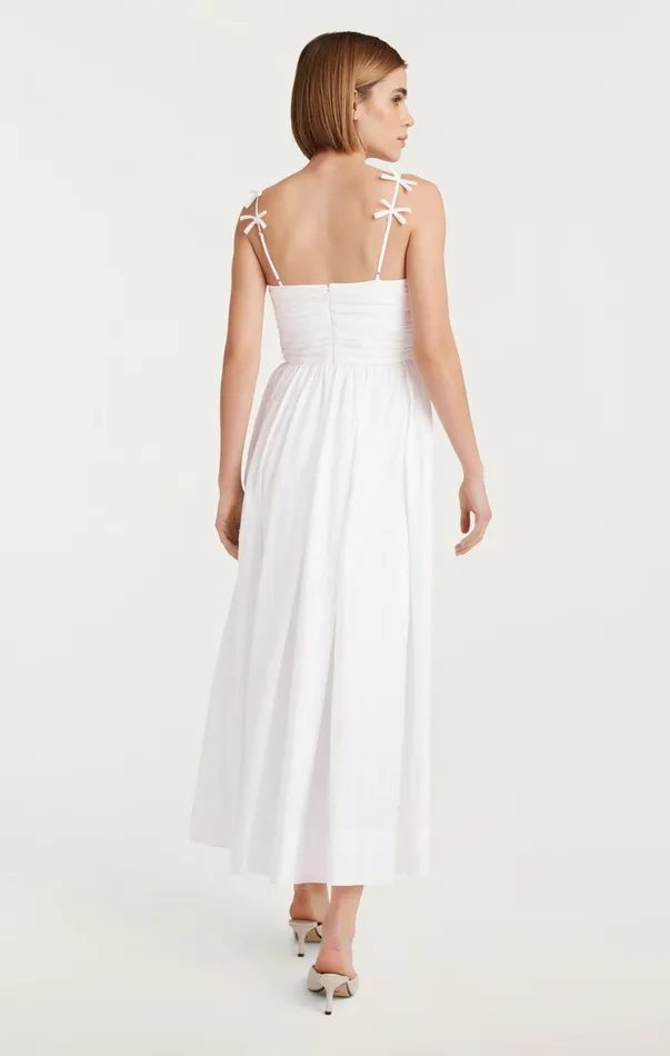 Women Midi Cinq Sept Agnes Dress White