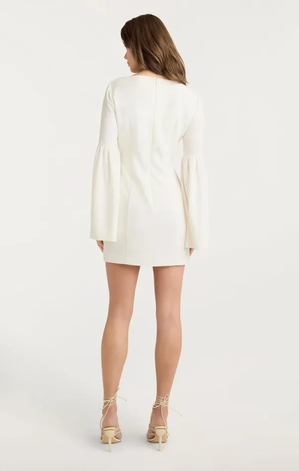Women Mini Cinq Sept Jace Dress Ivory