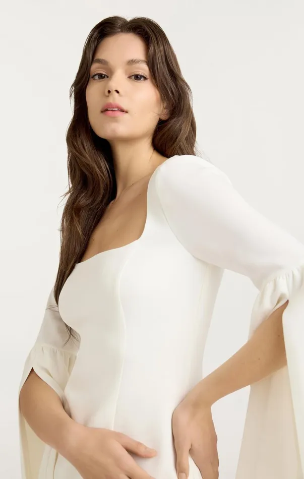 Women Mini Cinq Sept Jace Dress Ivory