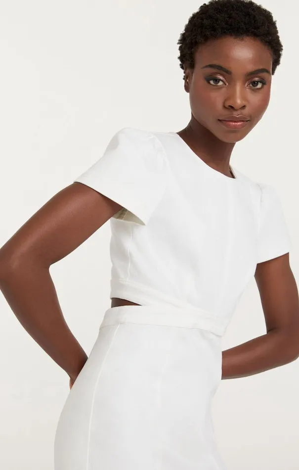 Women Mini Cinq Sept Maddy Dress White