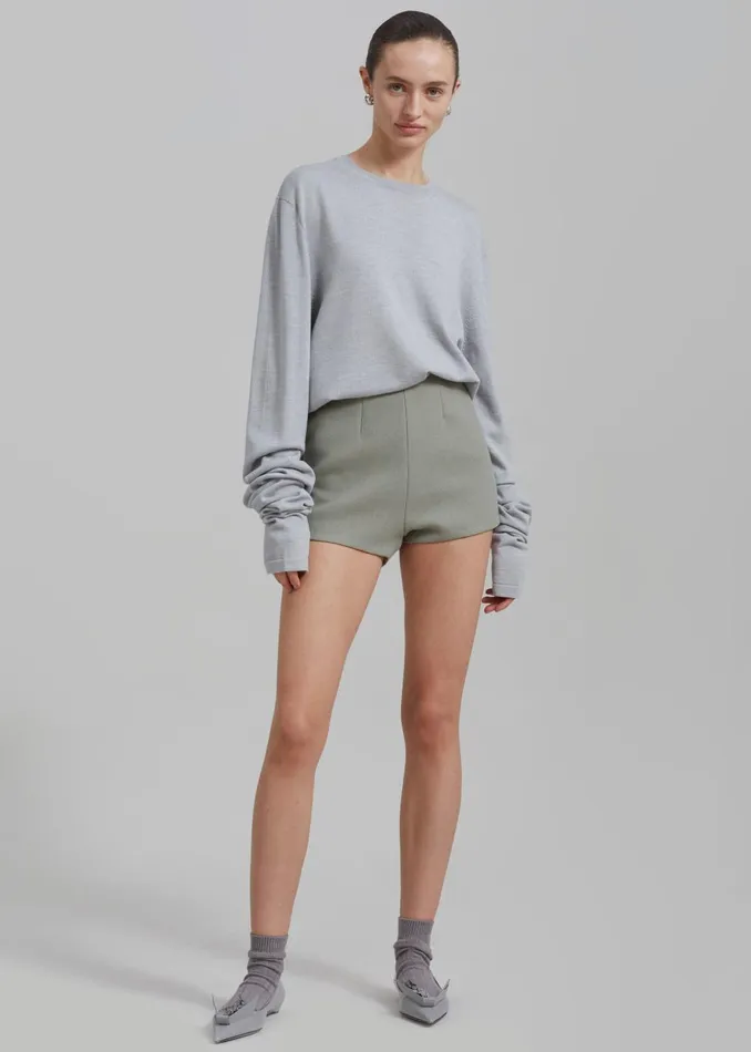 Women Mira Hot Pants 8211 Sage The Frankie Shop Bottoms