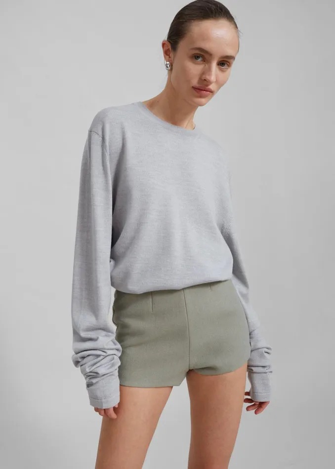 Women Mira Hot Pants 8211 Sage The Frankie Shop Bottoms