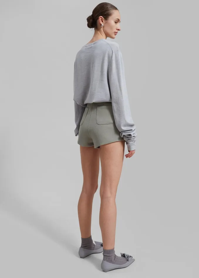 Women Mira Hot Pants 8211 Sage The Frankie Shop Bottoms