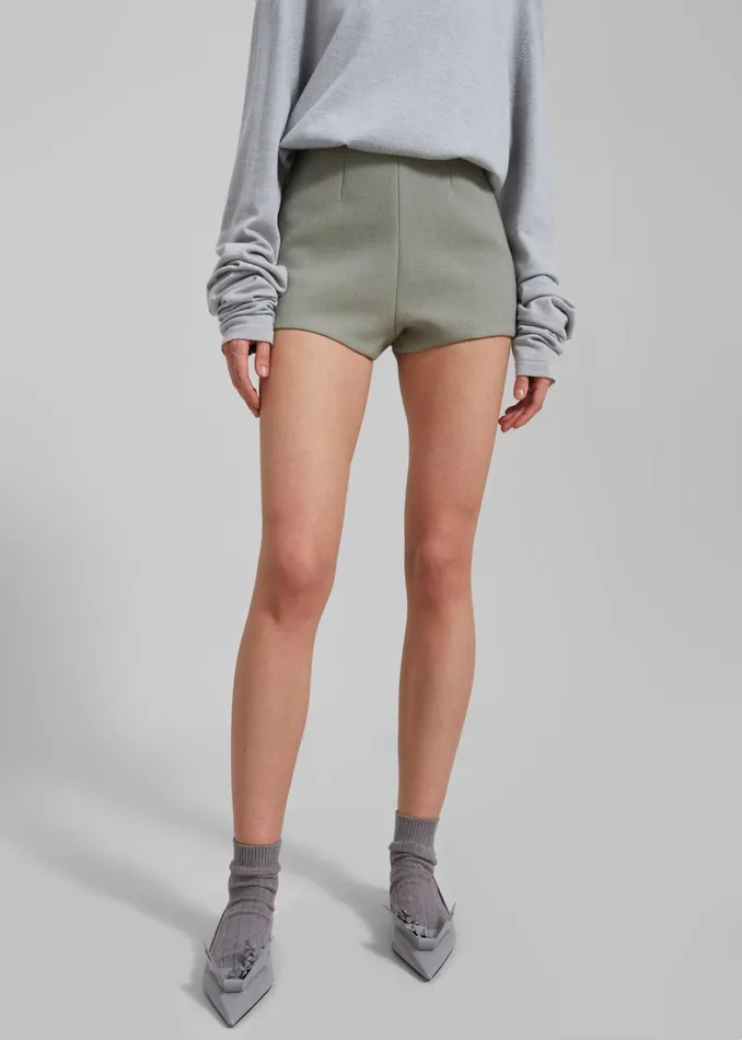 Women Mira Hot Pants 8211 Sage The Frankie Shop Bottoms