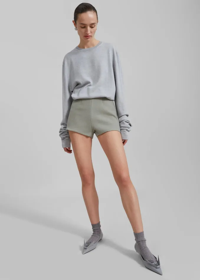 Women Mira Hot Pants 8211 Sage The Frankie Shop Bottoms