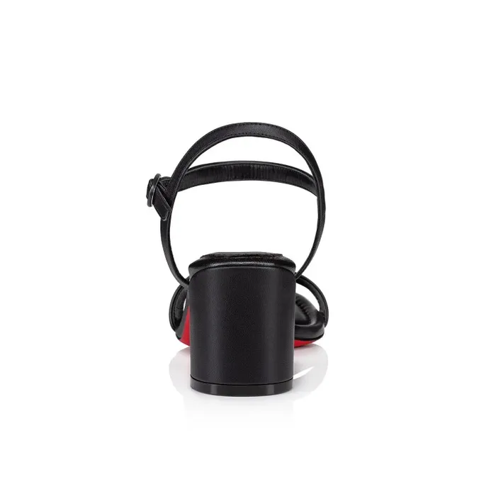 Women Miss Jane Sandal 55mm Sandals 8211 Nappa Leather 8211 Black Christian Louboutin Sandals and Slides